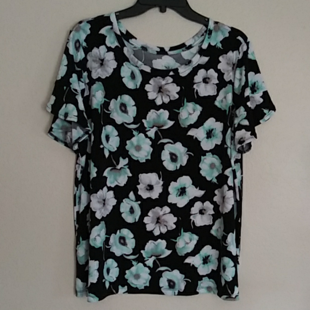 Worthington Petite XL blouse with flowers